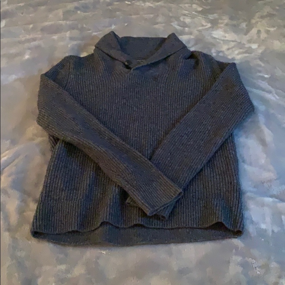 Shawl collar sweater